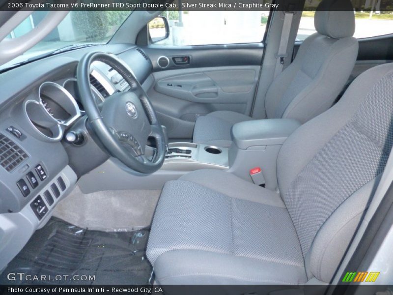 Silver Streak Mica / Graphite Gray 2006 Toyota Tacoma V6 PreRunner TRD Sport Double Cab