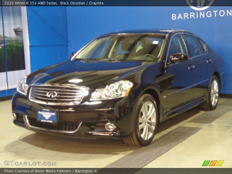 Black Obsidian / Graphite 2010 Infiniti M 35x AWD Sedan