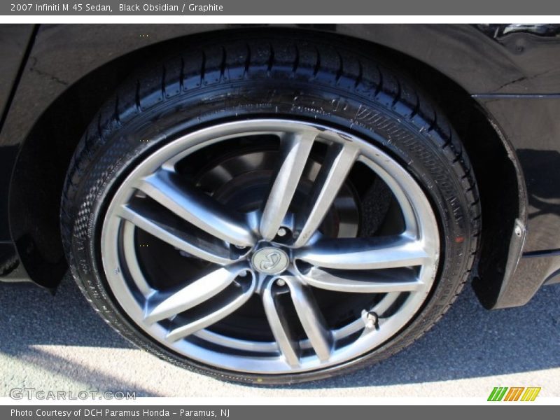 Black Obsidian / Graphite 2007 Infiniti M 45 Sedan
