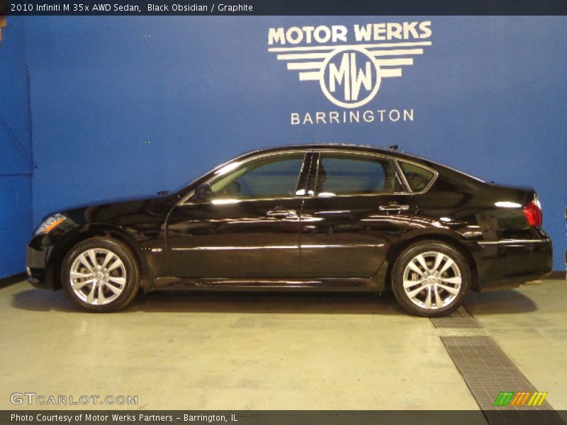 Black Obsidian / Graphite 2010 Infiniti M 35x AWD Sedan