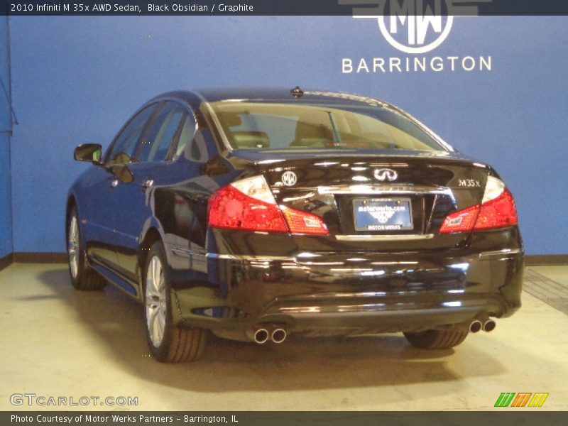 Black Obsidian / Graphite 2010 Infiniti M 35x AWD Sedan