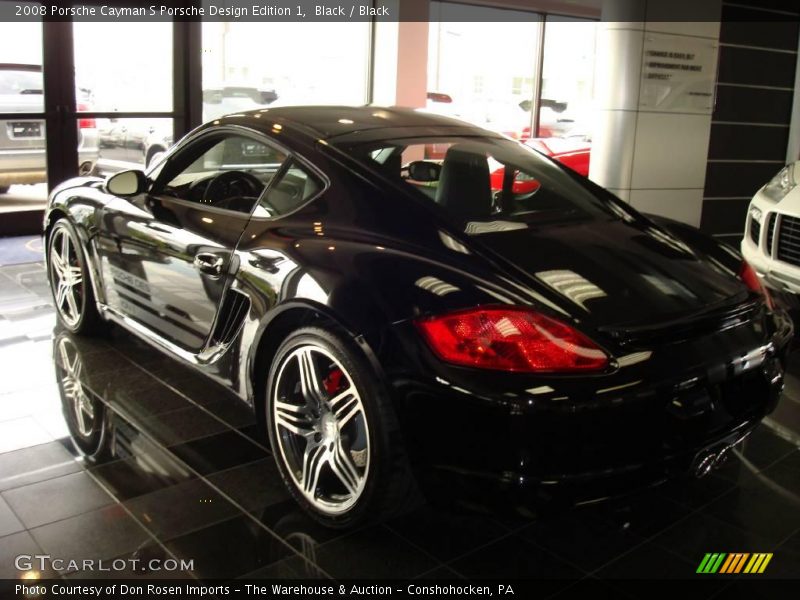 Black / Black 2008 Porsche Cayman S Porsche Design Edition 1