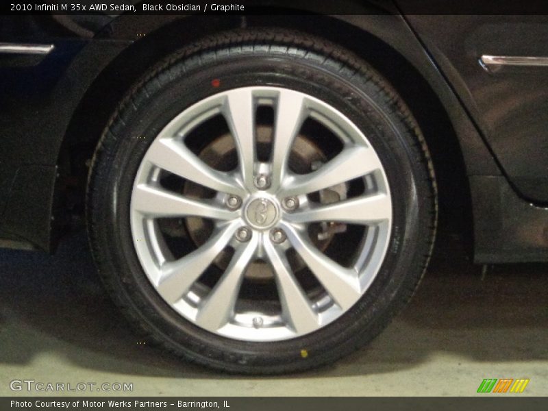 Black Obsidian / Graphite 2010 Infiniti M 35x AWD Sedan