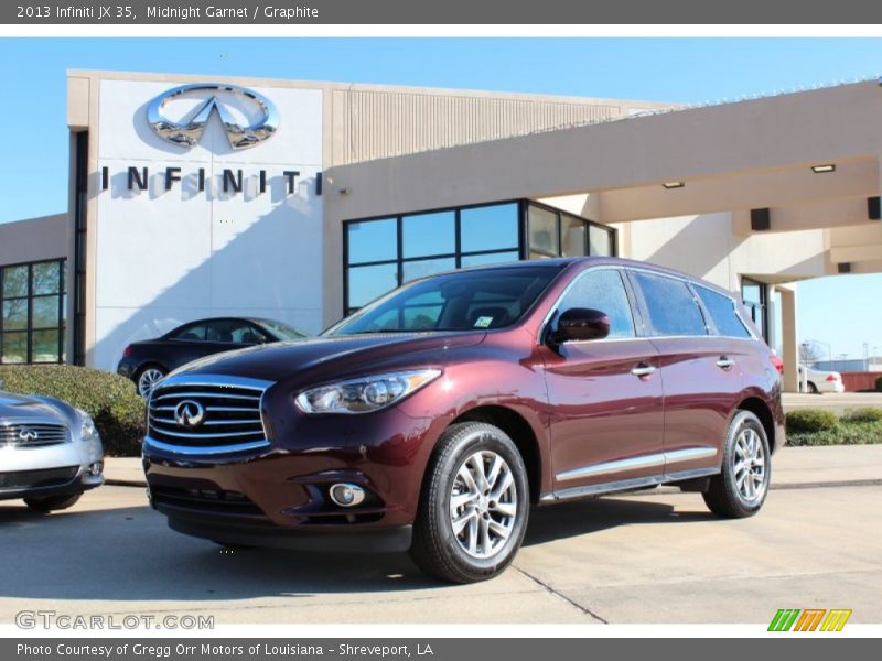 Midnight Garnet / Graphite 2013 Infiniti JX 35