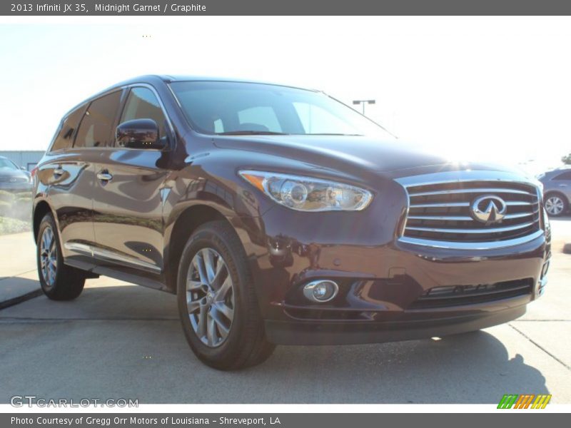 Midnight Garnet / Graphite 2013 Infiniti JX 35