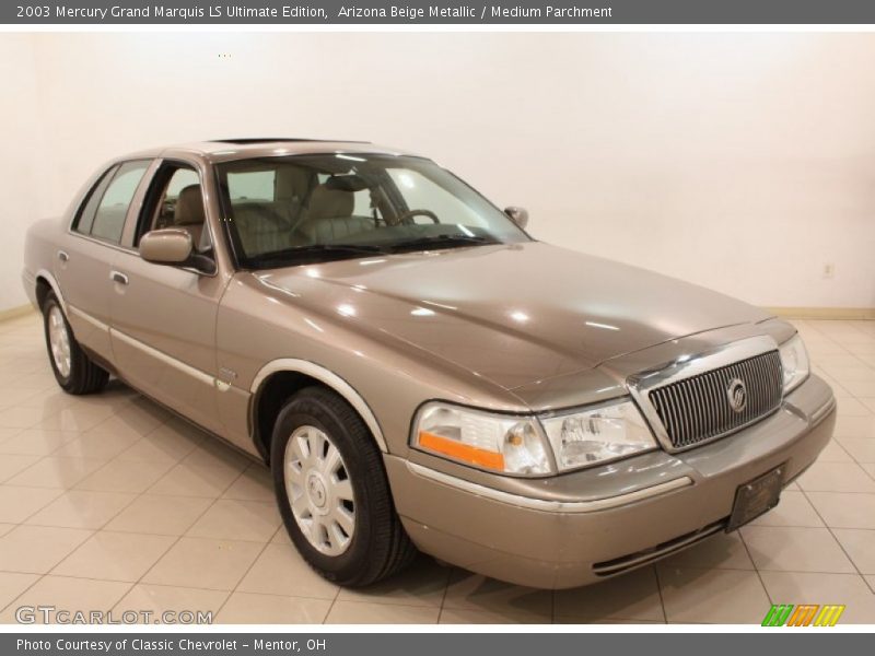 Arizona Beige Metallic / Medium Parchment 2003 Mercury Grand Marquis LS Ultimate Edition