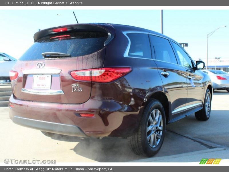 Midnight Garnet / Graphite 2013 Infiniti JX 35