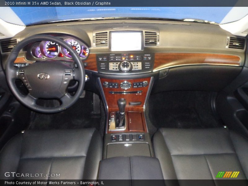 Black Obsidian / Graphite 2010 Infiniti M 35x AWD Sedan