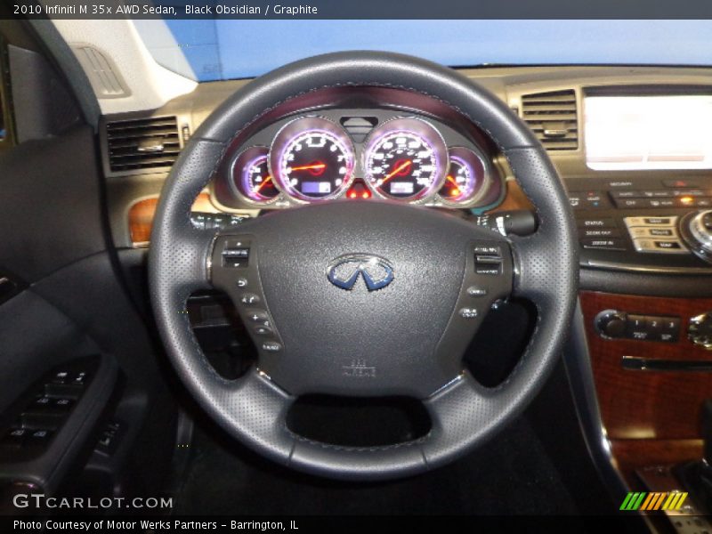 Black Obsidian / Graphite 2010 Infiniti M 35x AWD Sedan