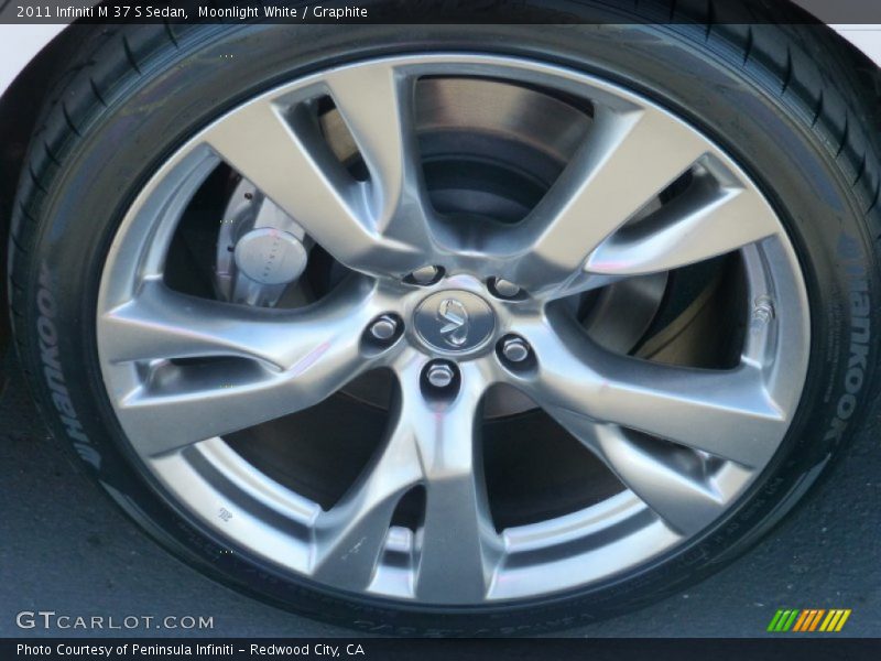 Moonlight White / Graphite 2011 Infiniti M 37 S Sedan