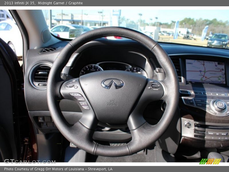 Midnight Garnet / Graphite 2013 Infiniti JX 35