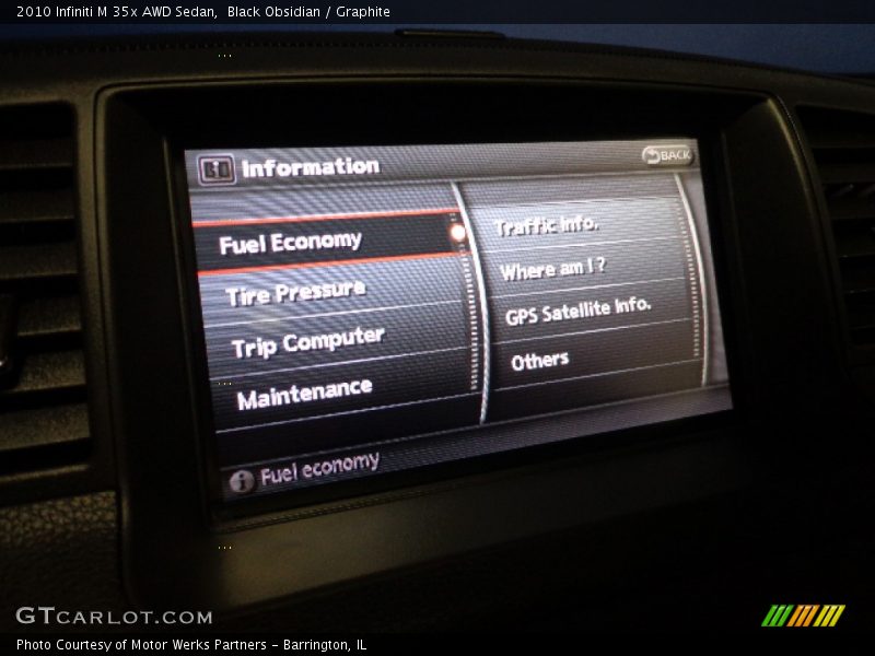 Black Obsidian / Graphite 2010 Infiniti M 35x AWD Sedan