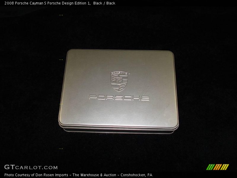 Black / Black 2008 Porsche Cayman S Porsche Design Edition 1