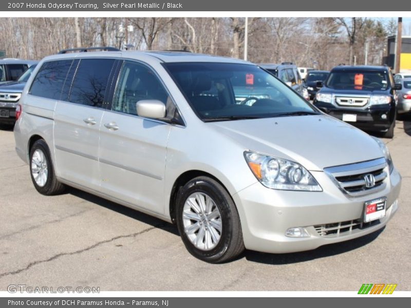 Silver Pearl Metallic / Black 2007 Honda Odyssey Touring