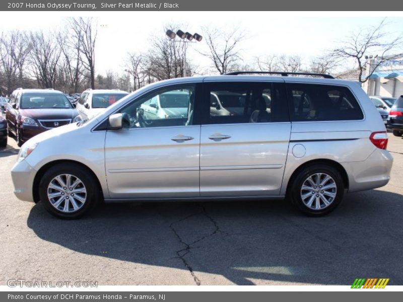 Silver Pearl Metallic / Black 2007 Honda Odyssey Touring
