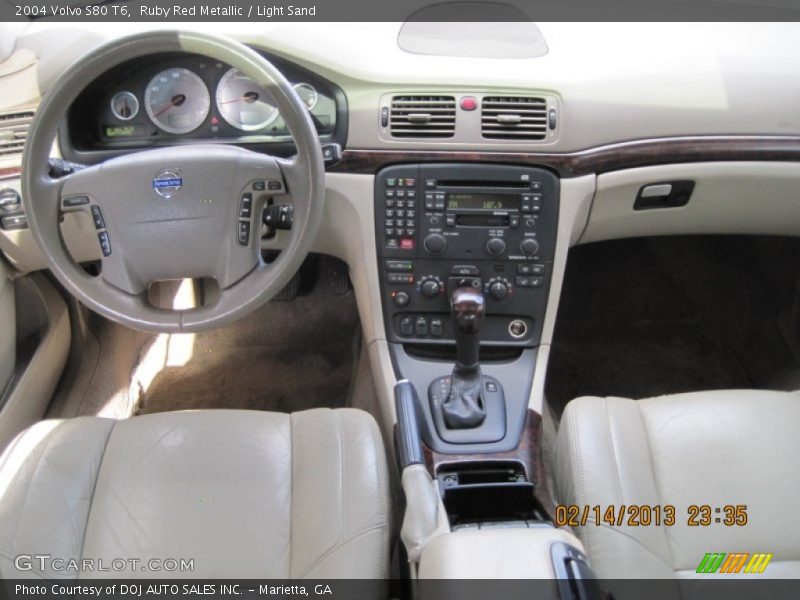 Ruby Red Metallic / Light Sand 2004 Volvo S80 T6