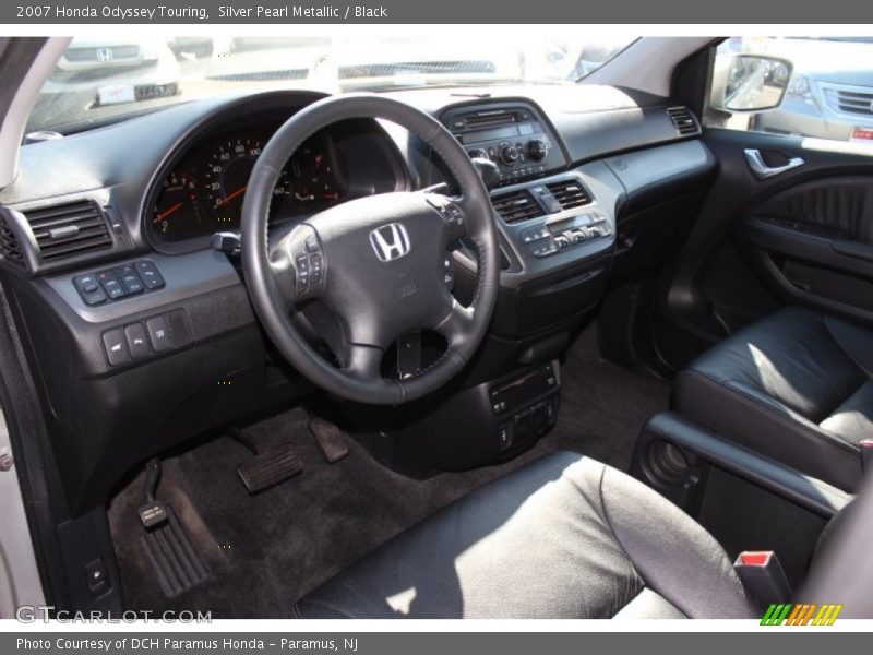 Black Interior - 2007 Odyssey Touring 