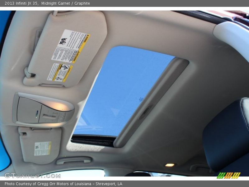Midnight Garnet / Graphite 2013 Infiniti JX 35