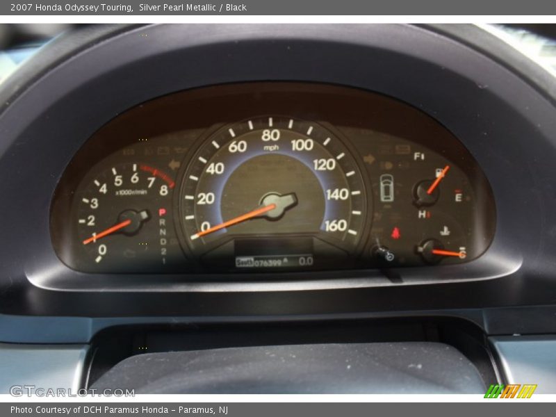Silver Pearl Metallic / Black 2007 Honda Odyssey Touring