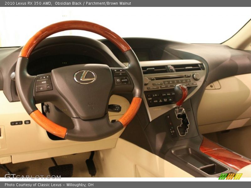 Dashboard of 2010 RX 350 AWD