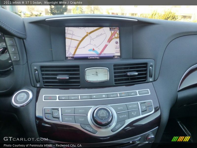 Moonlight White / Graphite 2011 Infiniti M 37 S Sedan