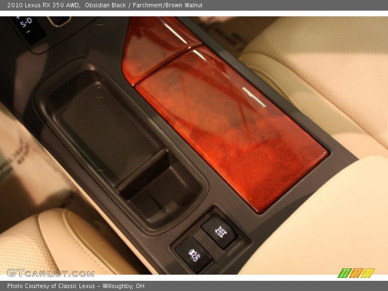Obsidian Black / Parchment/Brown Walnut 2010 Lexus RX 350 AWD