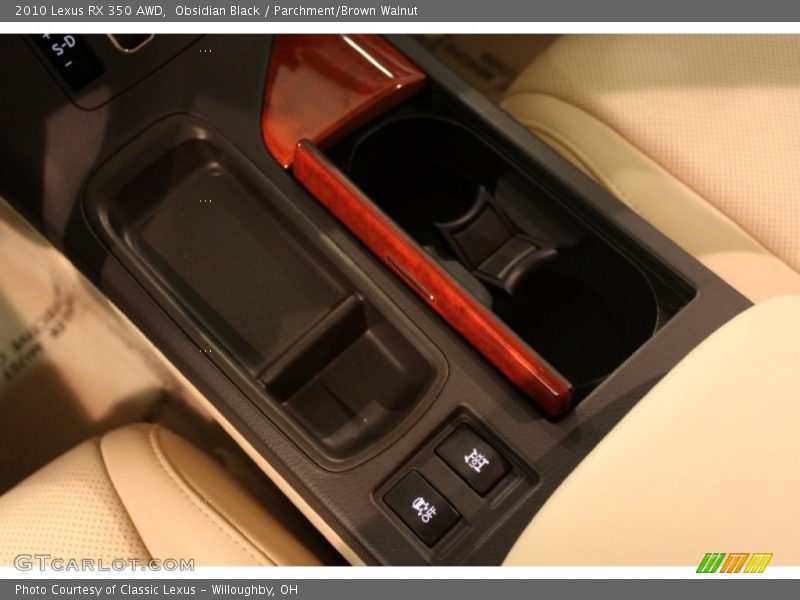 Obsidian Black / Parchment/Brown Walnut 2010 Lexus RX 350 AWD
