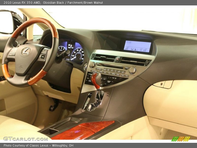 Dashboard of 2010 RX 350 AWD