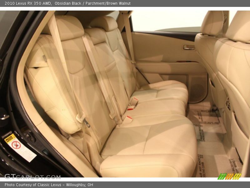 Obsidian Black / Parchment/Brown Walnut 2010 Lexus RX 350 AWD