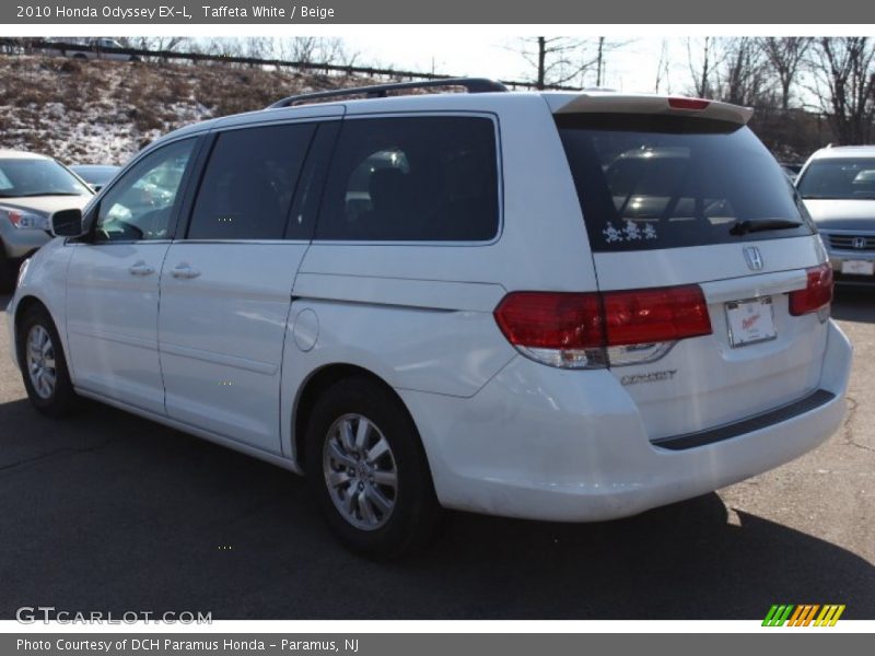 Taffeta White / Beige 2010 Honda Odyssey EX-L