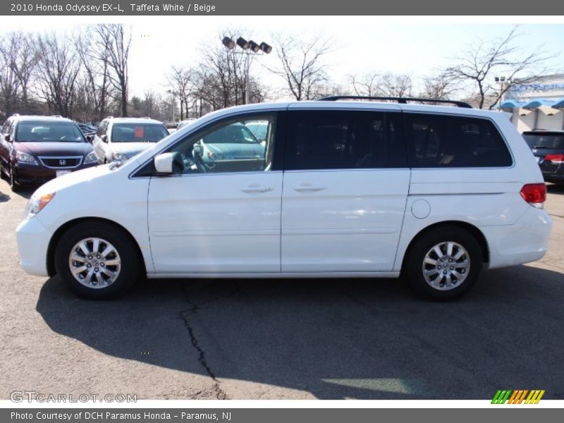 Taffeta White / Beige 2010 Honda Odyssey EX-L