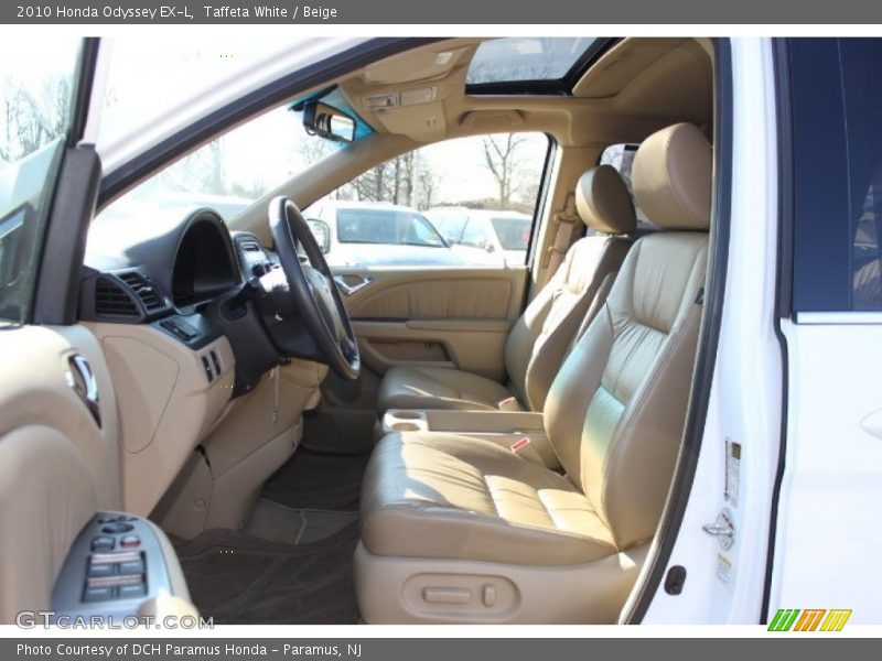 Taffeta White / Beige 2010 Honda Odyssey EX-L