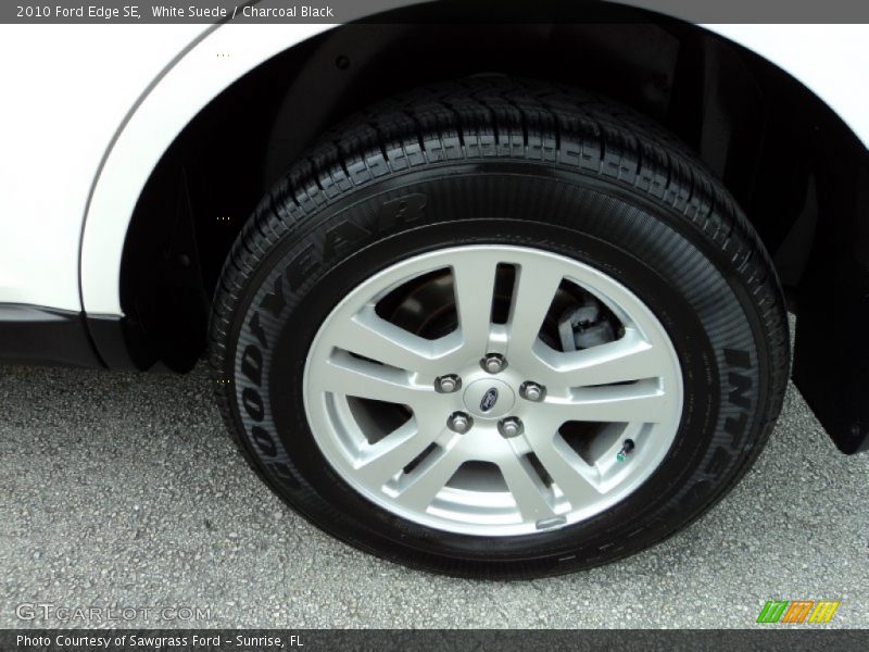 White Suede / Charcoal Black 2010 Ford Edge SE