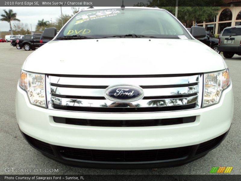 White Suede / Charcoal Black 2010 Ford Edge SE