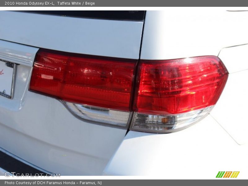 Taffeta White / Beige 2010 Honda Odyssey EX-L