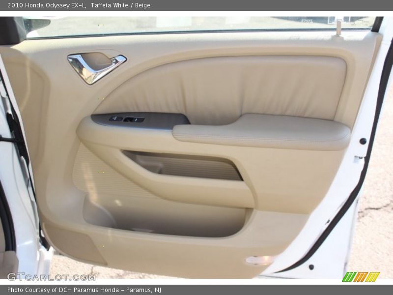 Taffeta White / Beige 2010 Honda Odyssey EX-L