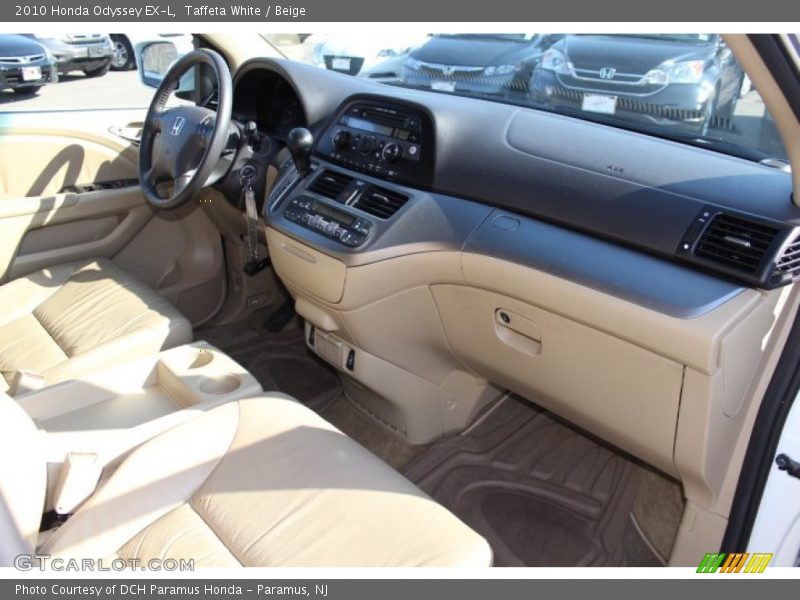 Taffeta White / Beige 2010 Honda Odyssey EX-L
