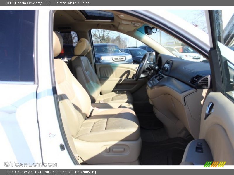 Taffeta White / Beige 2010 Honda Odyssey EX-L