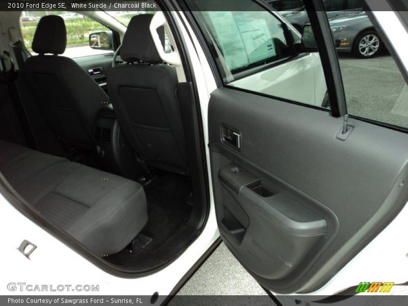 White Suede / Charcoal Black 2010 Ford Edge SE