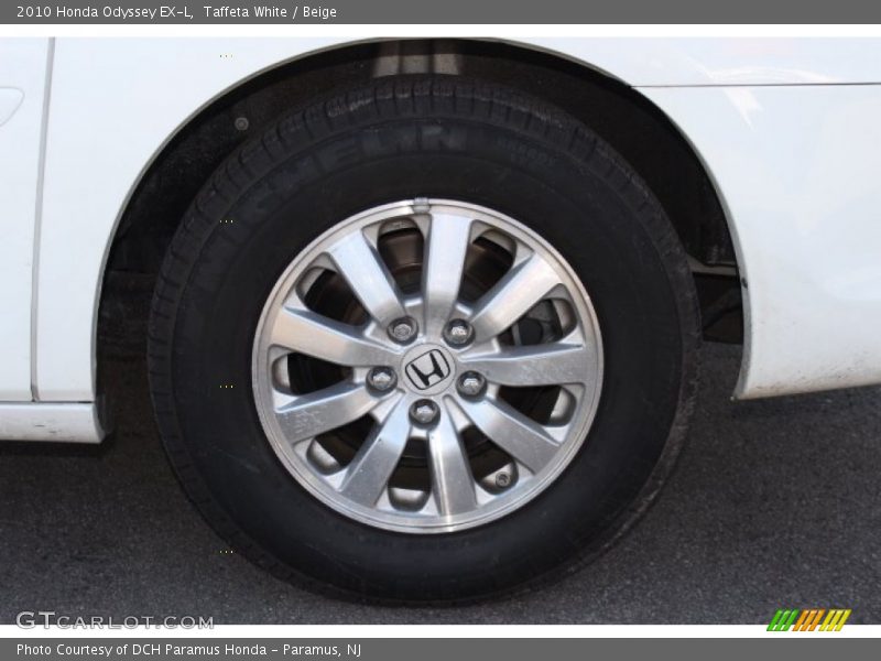 Taffeta White / Beige 2010 Honda Odyssey EX-L