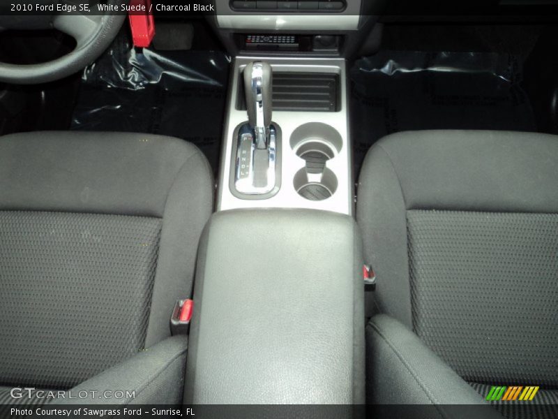 White Suede / Charcoal Black 2010 Ford Edge SE