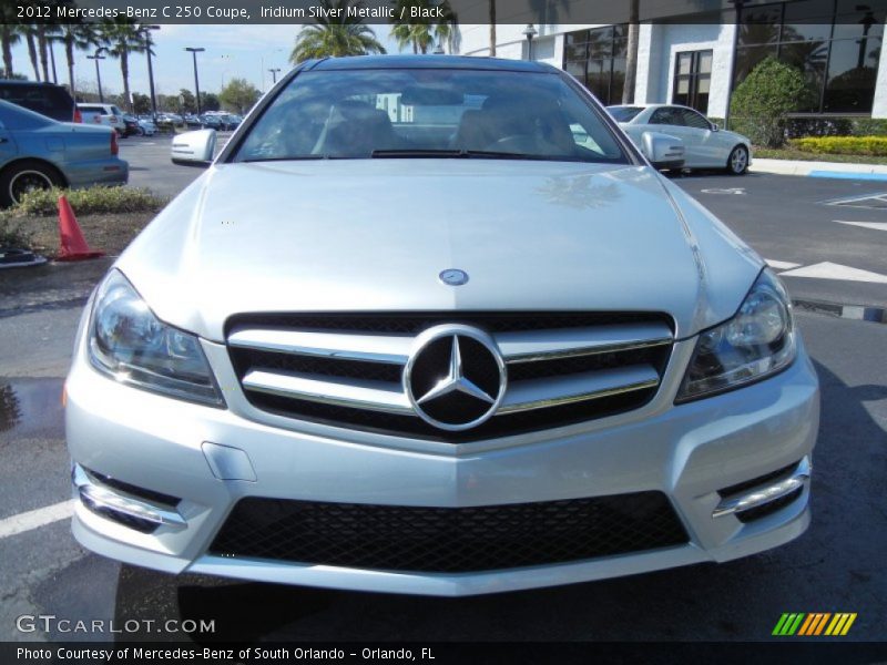 Iridium Silver Metallic / Black 2012 Mercedes-Benz C 250 Coupe