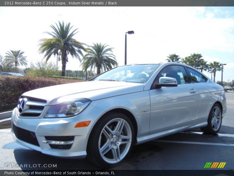Front 3/4 View of 2012 C 250 Coupe
