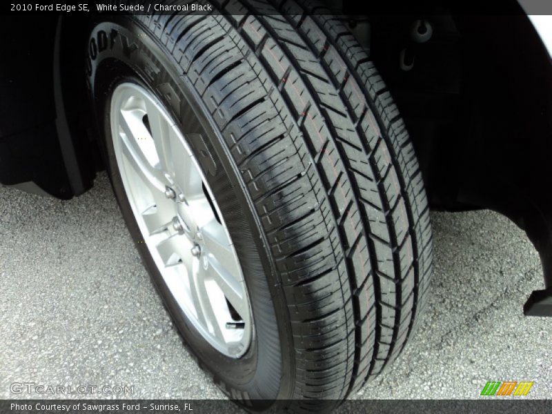 White Suede / Charcoal Black 2010 Ford Edge SE