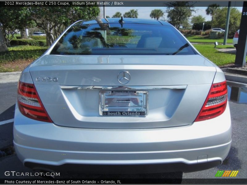 Iridium Silver Metallic / Black 2012 Mercedes-Benz C 250 Coupe