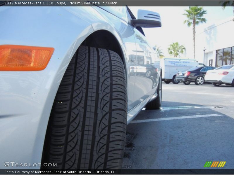 Iridium Silver Metallic / Black 2012 Mercedes-Benz C 250 Coupe