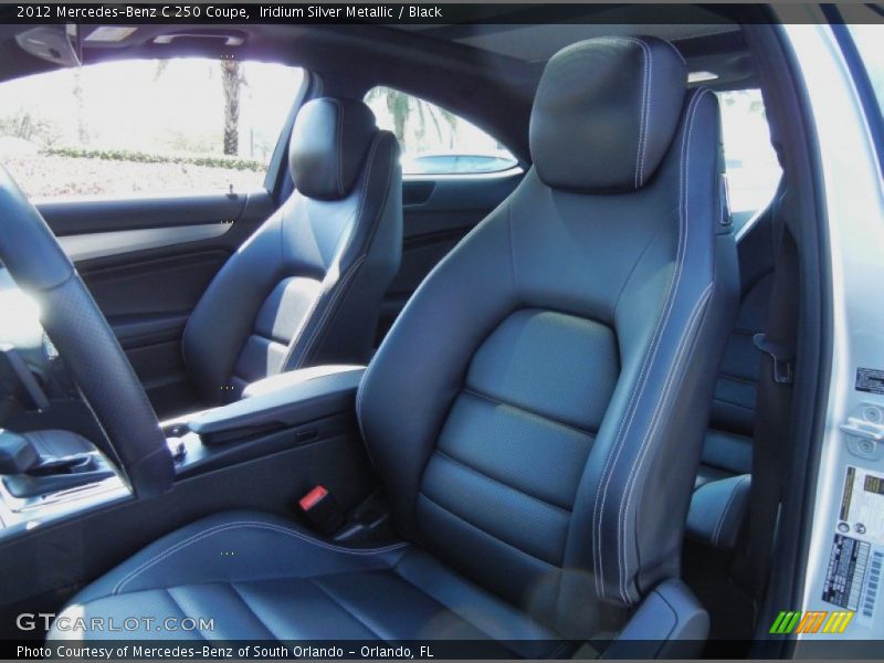 Front Seat of 2012 C 250 Coupe