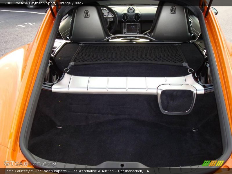 Orange / Black 2008 Porsche Cayman S Sport