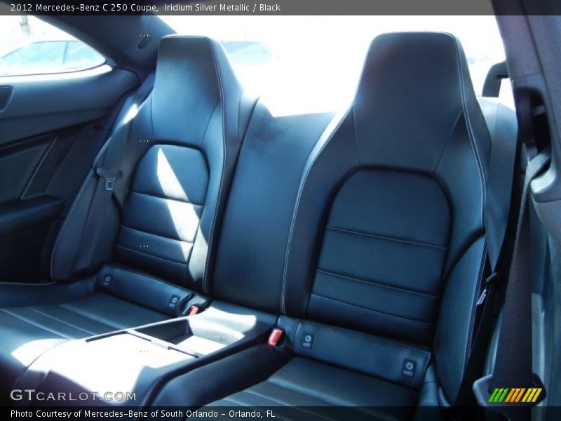Rear Seat of 2012 C 250 Coupe