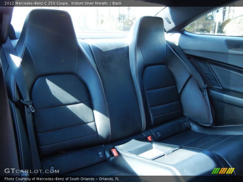 Rear Seat of 2012 C 250 Coupe